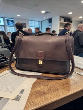 Coach | Bags | Coach Vintage Leather Metropolitan Brief Laptop Bag